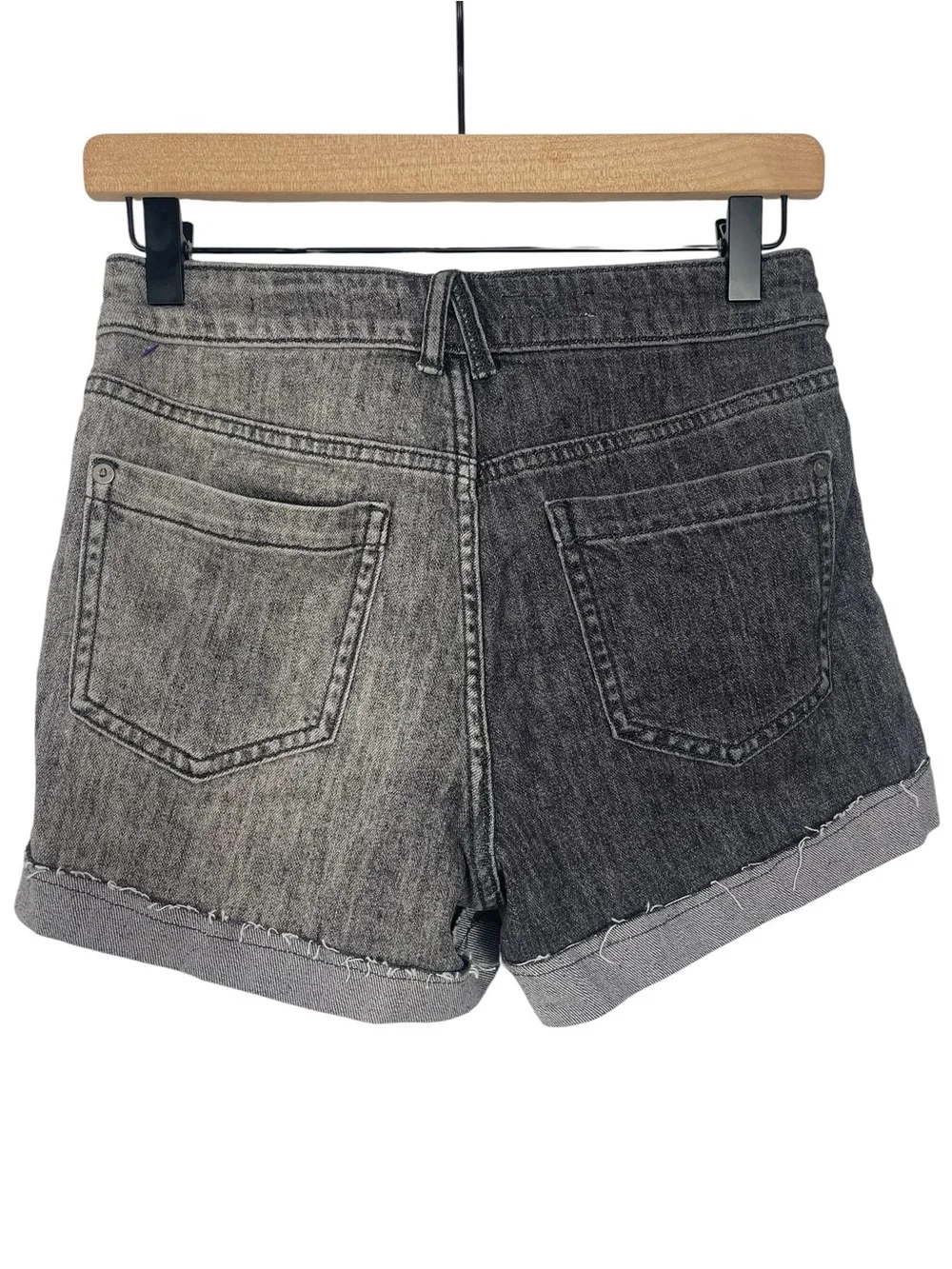 Anthropologie Pilcro The Signature High Rise Shorts Two Toned Size 25 - Picture 4 of 7
